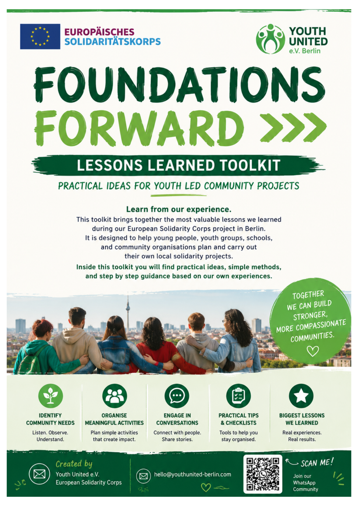 Titelbild: Foundations Forward – Lessons Learned Toolkit